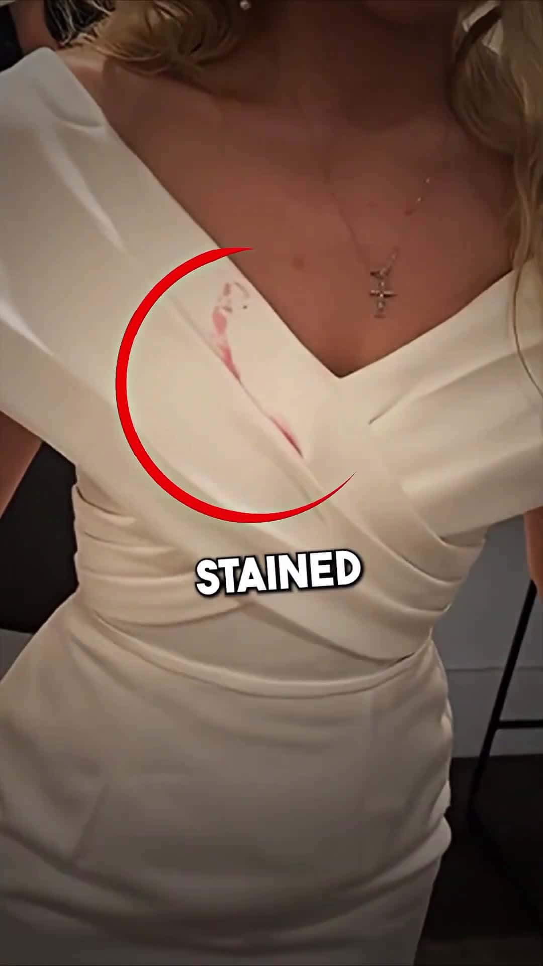 Cover for Her Wedding Dress Got Stained 😰 #scoopz
