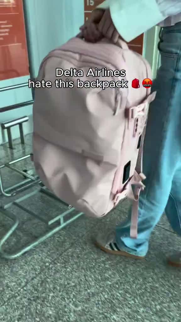 Cover for Delta Airlines hate this backpack 20971 #nicevideo
