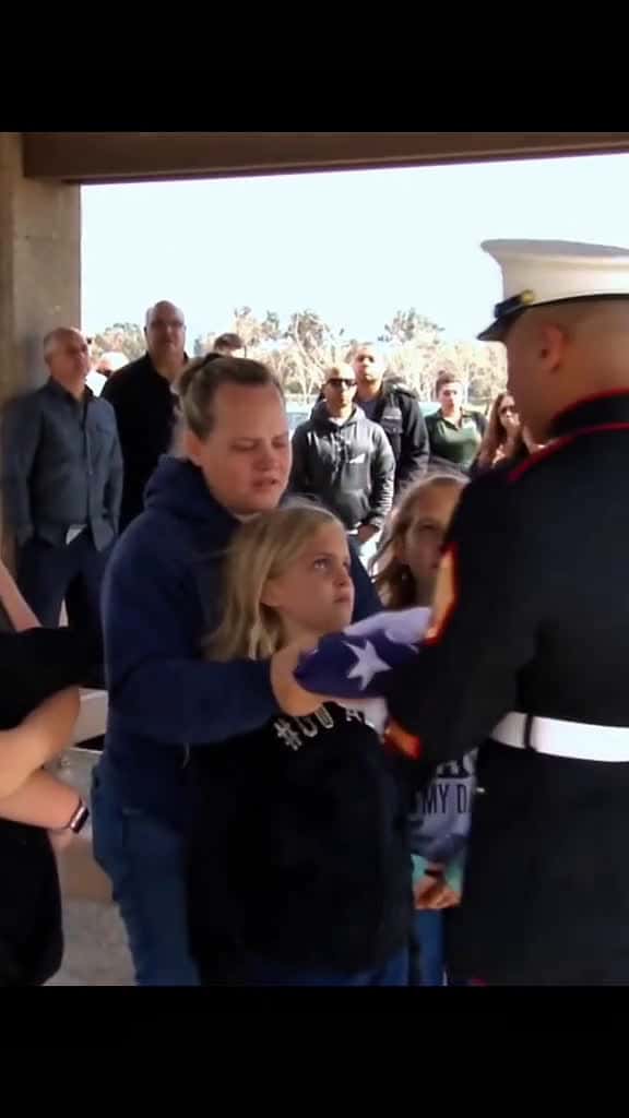 Cover for Families of heroes of the United States Marine Corps received the noble flag unitedstatesm 46862 #shortvideosscoopz