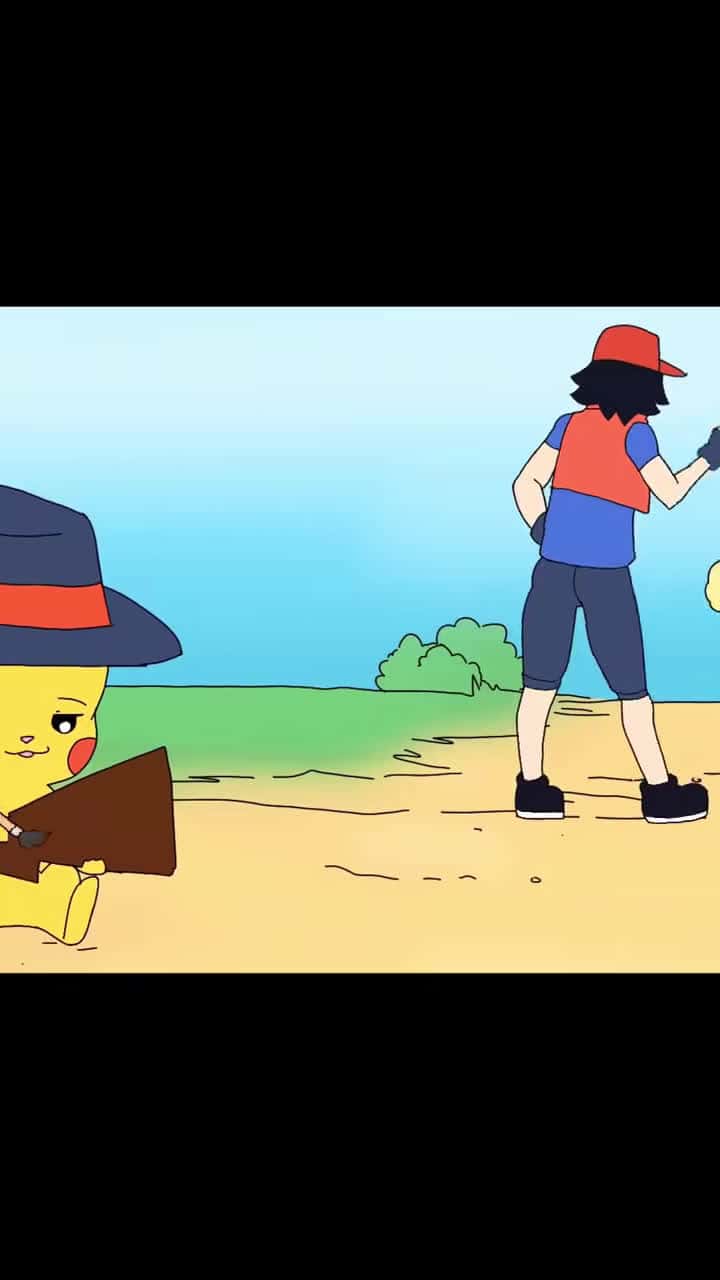 Cover for When Pikachu meets Lopunny in a wild animation! 🐸✨ #Pokemon #Animation #Art