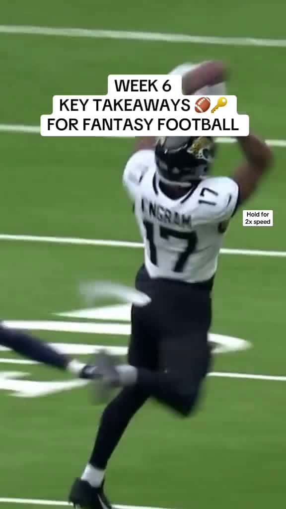 Cover for NFL Week 6 Key  Takeaways For Fantasy Football nfl nflfootball NFLPlayoffs nflgam 40670 #american