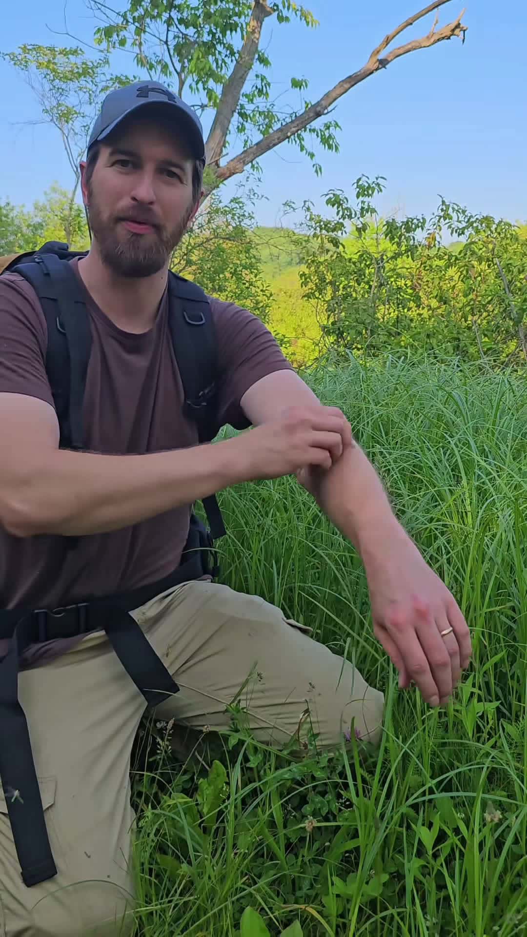 Cover for #FirstVideoChallenge Doing some foraging in the woods