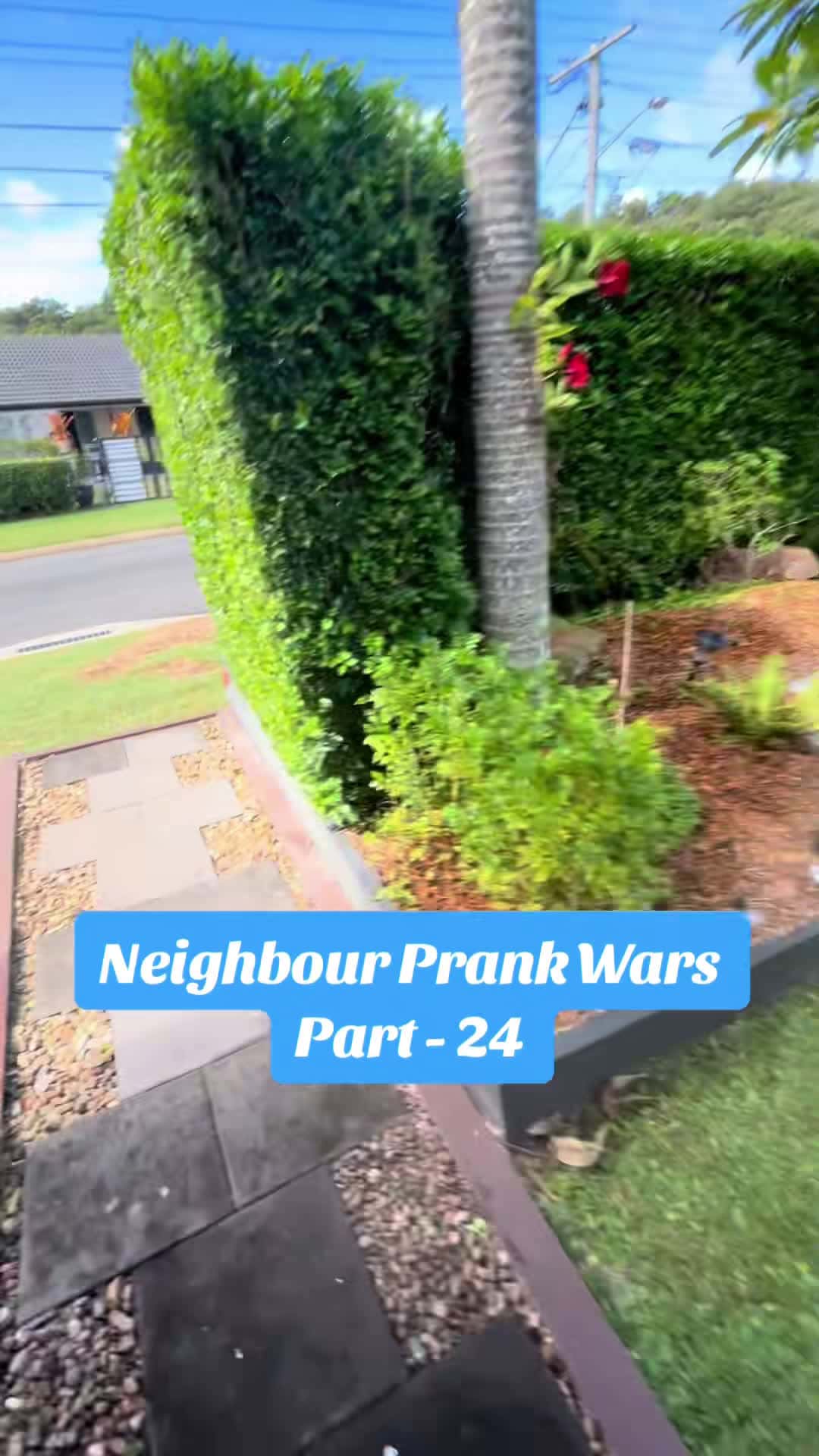 Cover for “AUSSIE LANGUAGE WARNING” Just finished mowing my front yard and couldnt help myself. #neighbourwars #pranks #prankwars #neighbours #fyp #smiley #smileyface