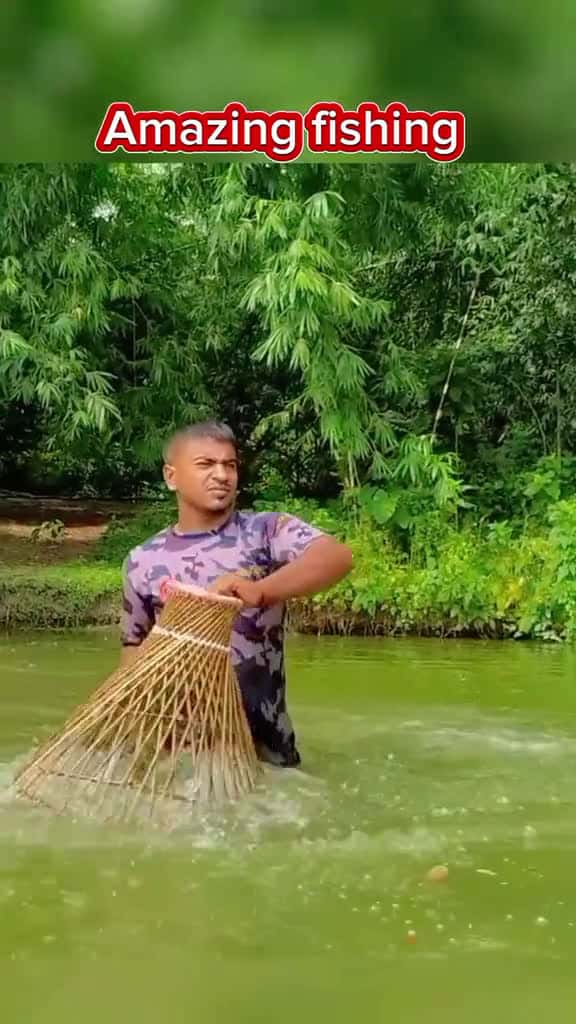 Cover for Amazing traditional fishing of two young boys fishing fish fishingvideos fishinglife fishe 56513 #followMe