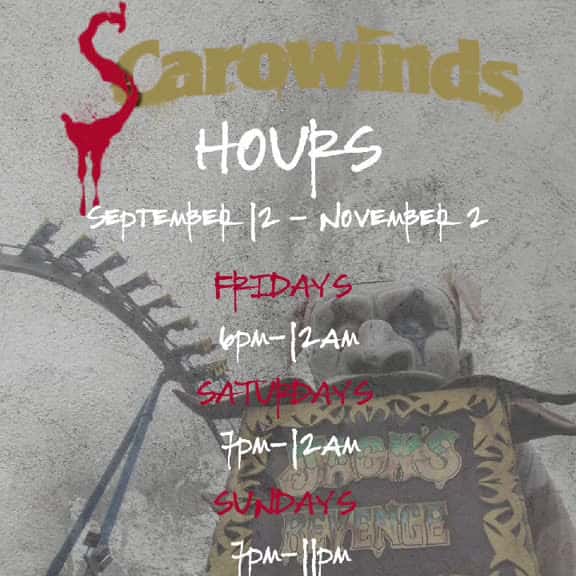 Cover for SCAROWINDS 2025 INFORMATION  🎃  Scarowinds starts in one month and here is some important things you should know about the event! This year mazes are not free and they have also added an all new SCREAMium attraction called The ...