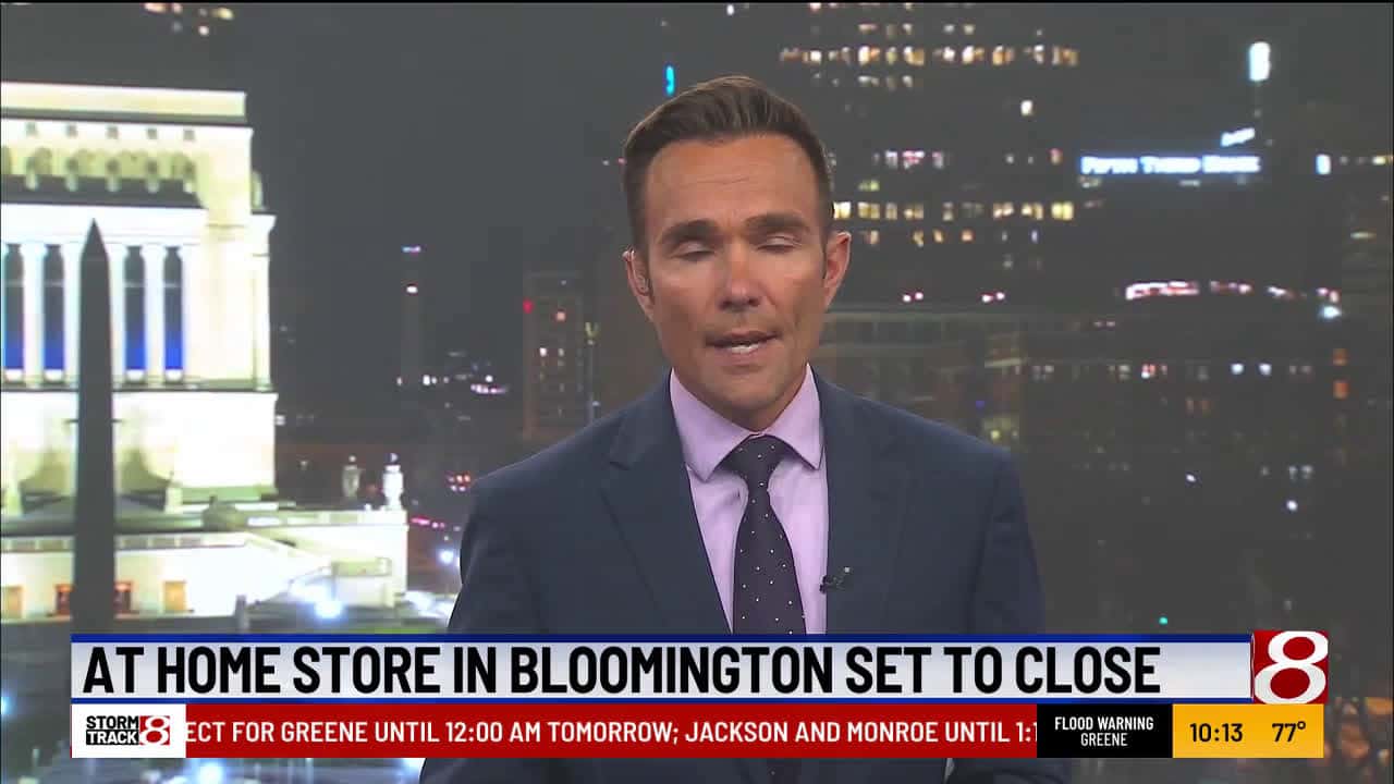 Cover for At Home store in Bloomington, Indiana, set to close