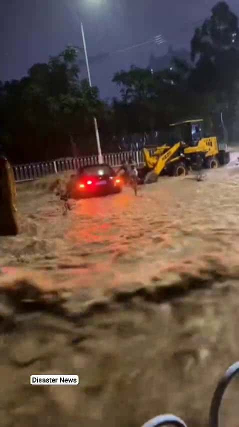Cover for Zhaoqing, Guangdong, China - 04 August 2025 - Extreme rainfall caused massive flooding in city streets