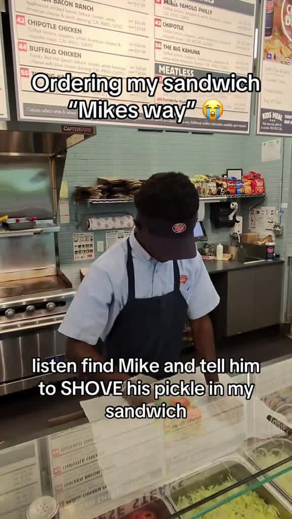 Cover for I just want it mikes way fyp troll jerseymikes 47118 #america
