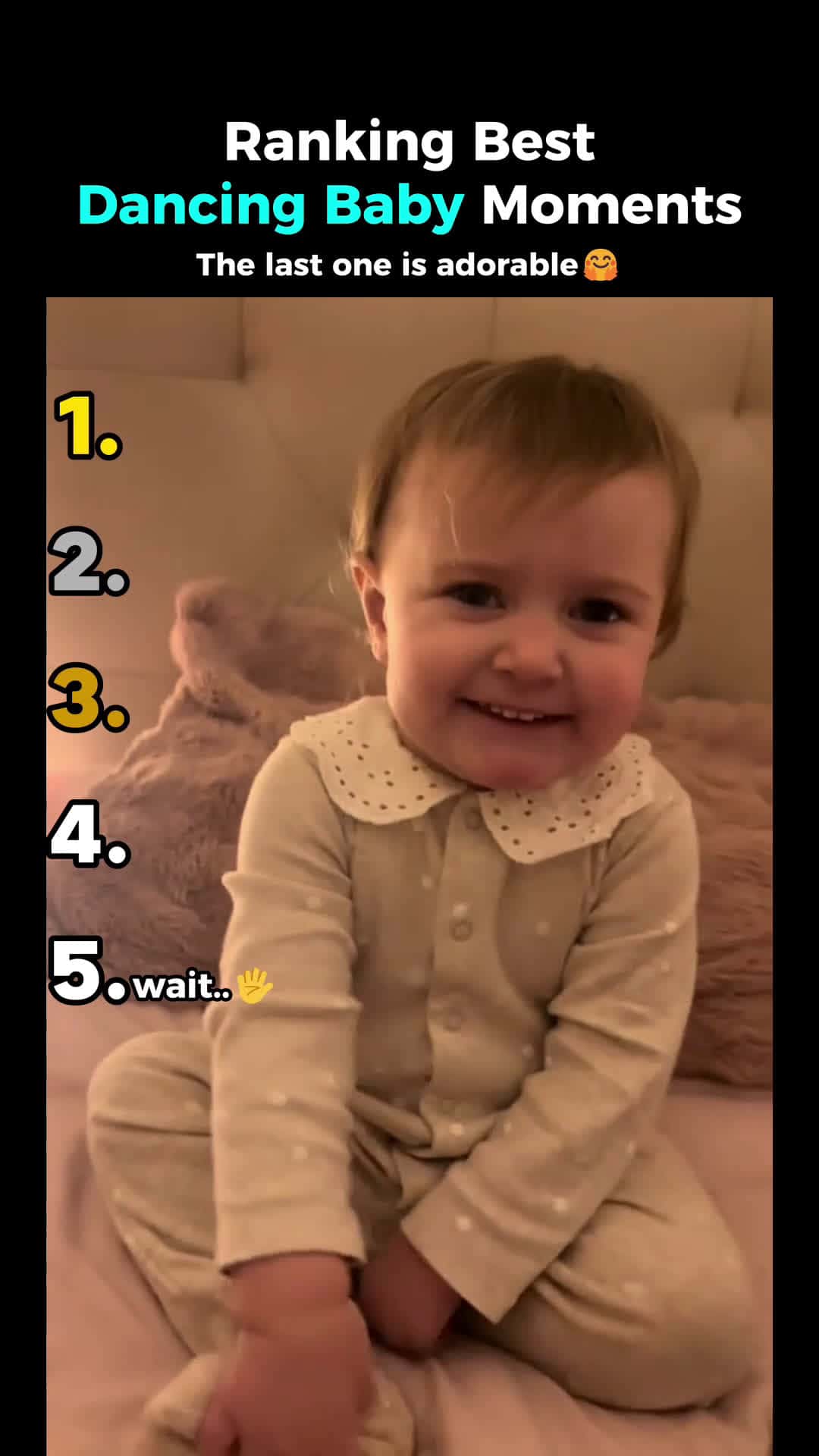 Cover for Ranking The Best Dancing Baby Moments Ever! #baby #cute #funny #trending