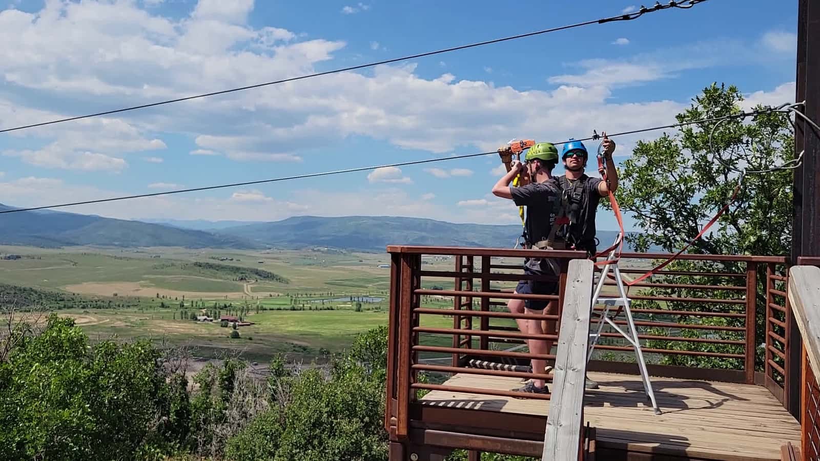 Cover for First Zip of the 8, no turning back once you get started.  Mimi surprised us all. Never underestimating your Mimi, she jumped off that platform as if a big  pillow was under it.    My family rocks! #ilovenaturemorethanyou