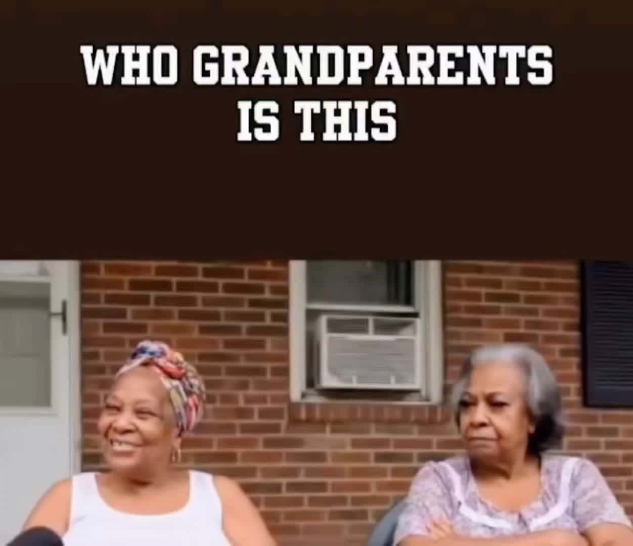 Cover for Who grandparents is this? #grandparents