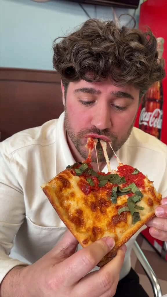 Cover for This HIDDEN-GEM PIZZA JOINT, Rocco Pizza Bed Stuy in Brooklyn NYC serves up some of the best pizza in the city #DEVOURPOWER #fyp #foryou #foodtiktok #roccobedstuy #bedstuy #foodies #foodblog #nycfood #pizzanyc #nycpizza #pizza