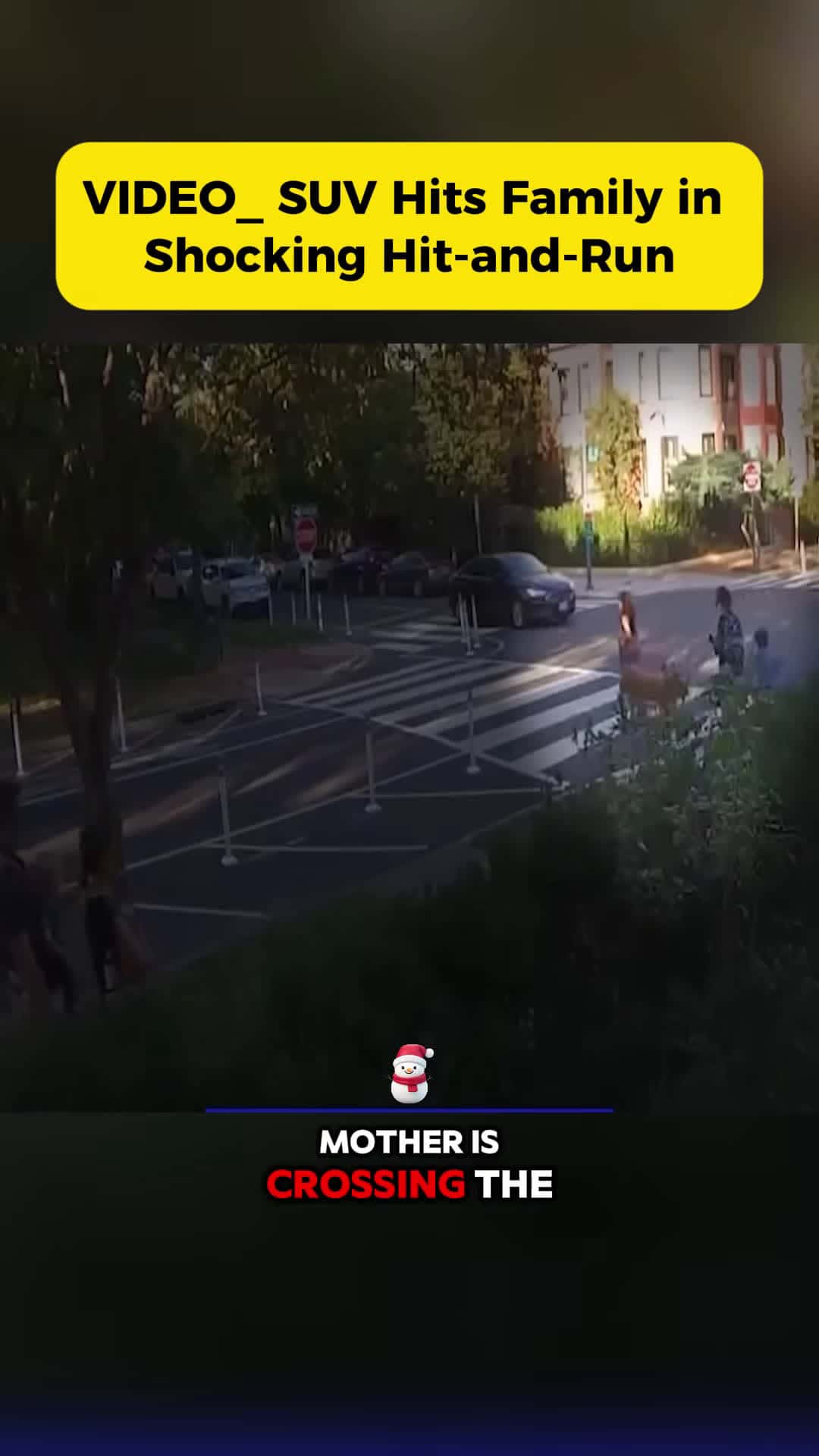 Cover for #CaughtOnCamera VIDEO SUV Slams Into Family.