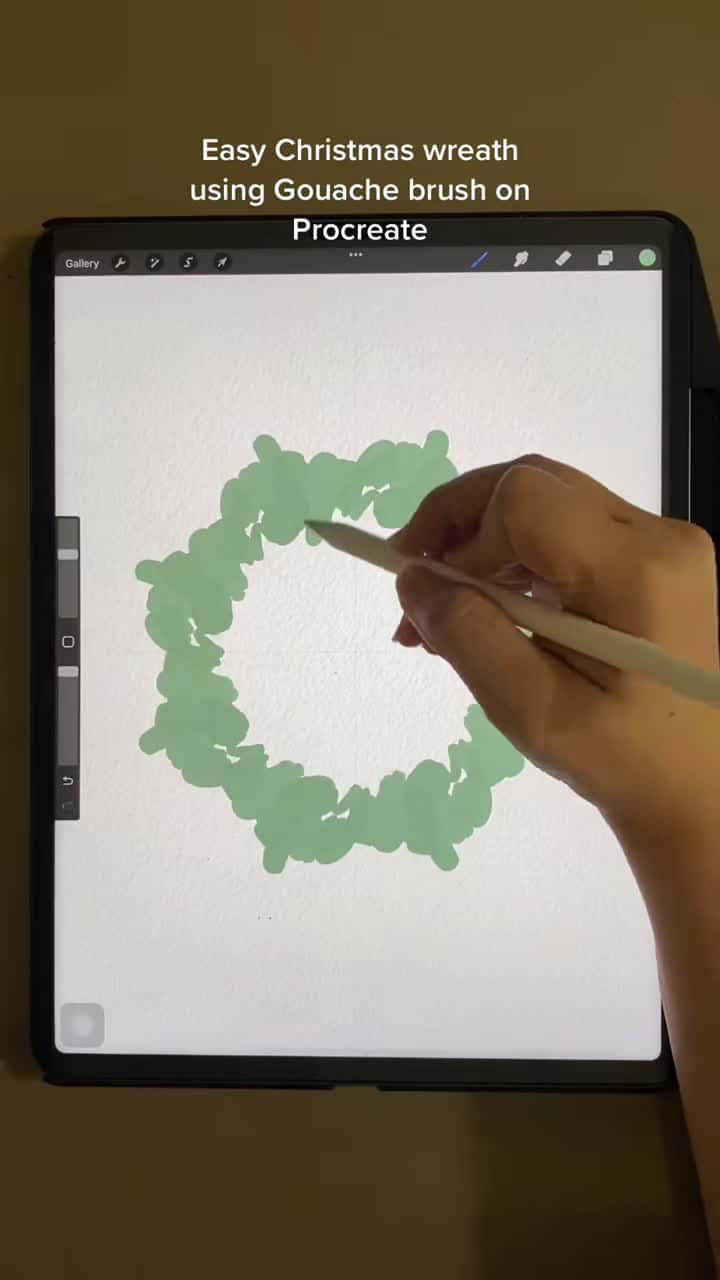 Cover for This is how I created a Christmas wreath! 🎄🌟🎅🏼 #Art #artph #illustration #design #drawing #creative #doodle #painting #digital #digitalart #artist #ipad #ipaddrawing #applepencil #apple #artwork #artsy #wip #artgram #artoftheday #tiktok #procreate #karendaphne #christmas