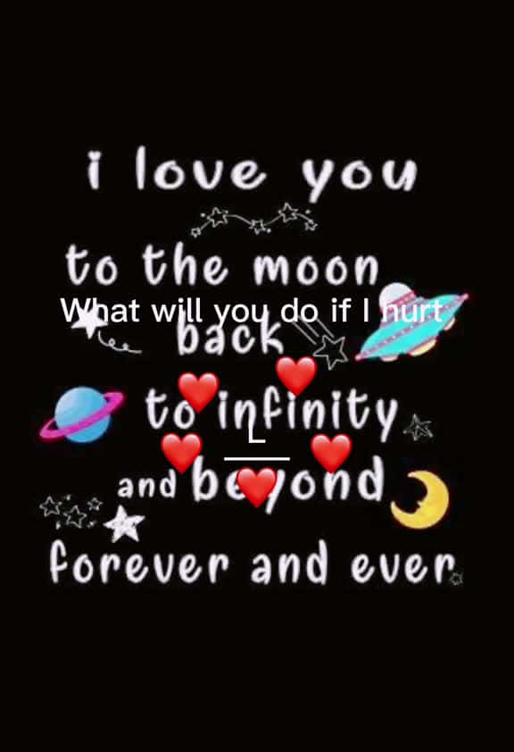 Cover for CapCut I love you to the moon and back 27278 #shortvideos