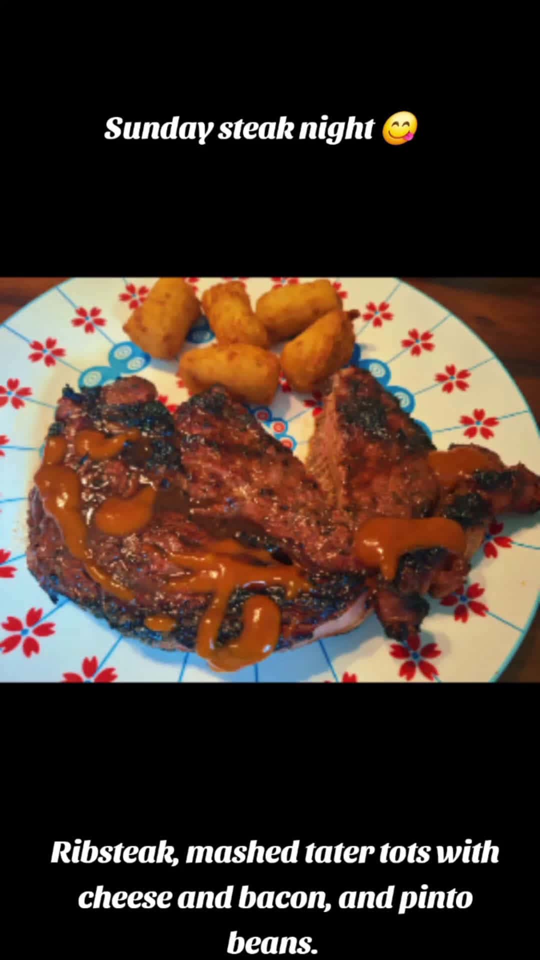 Cover for Sunday night steak night, so dayum delicious 😋 #food #dinner #fyp #foodie #steak