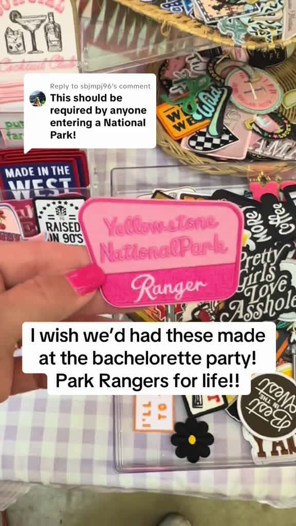 Cover for Replying to @sbjmpj96 Thanks to the girl at the Velvet Daisy boutique at the North Dakota State Fair for helping me find this ranger patch! I will wear it with pride! #parkranger #bachelorettetheme #hatbar #truckerhat #national...