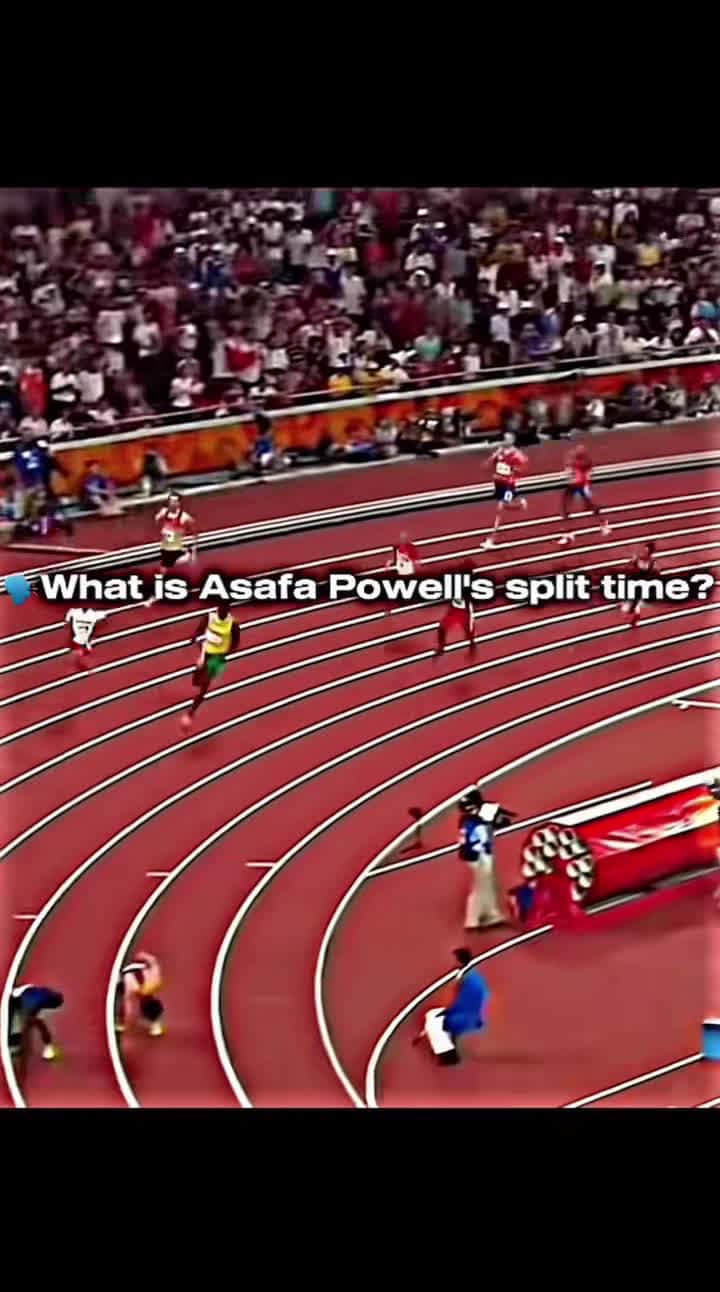 Cover for amazing time🥶#trackandfield #athletic #asafapowell #fyp #foryou