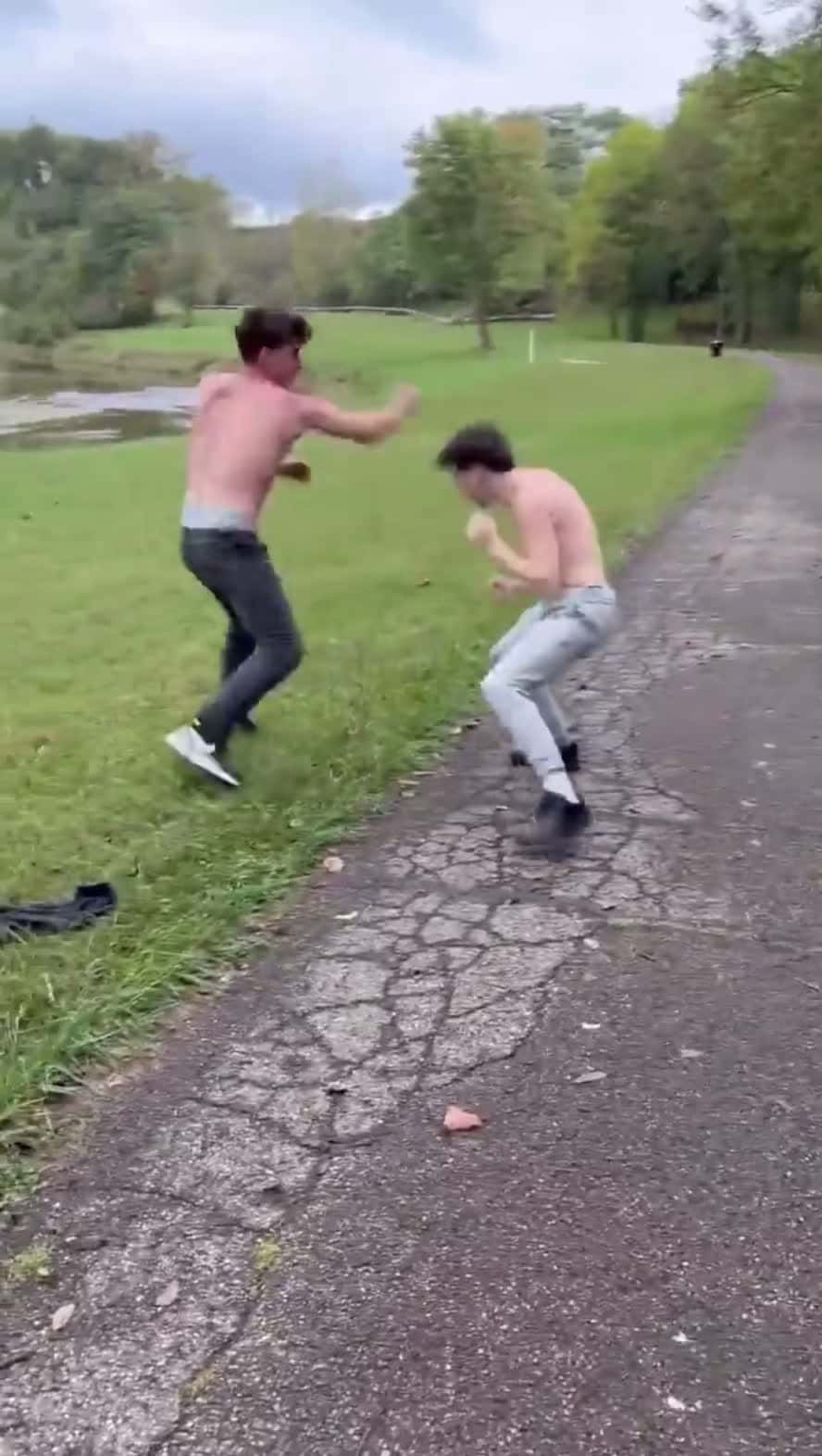 Cover for (Everyone in this video is 18+)  #fight  #fightcam  #viral  #fyp  #crime  #trending