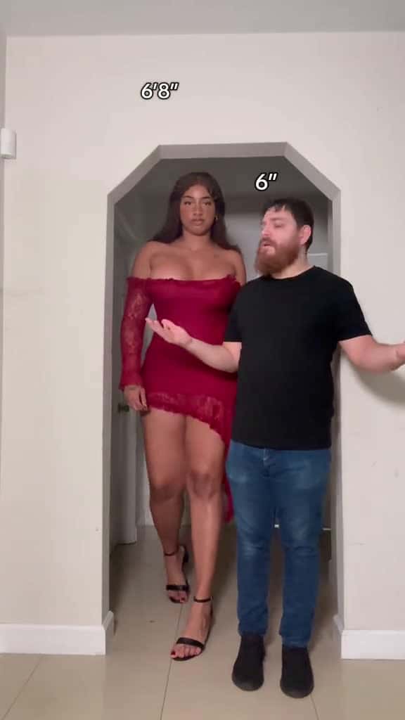 Cover for am I too tall for you be honest.. angelfernandez tallgirl tall height 46222 #shortvideos
