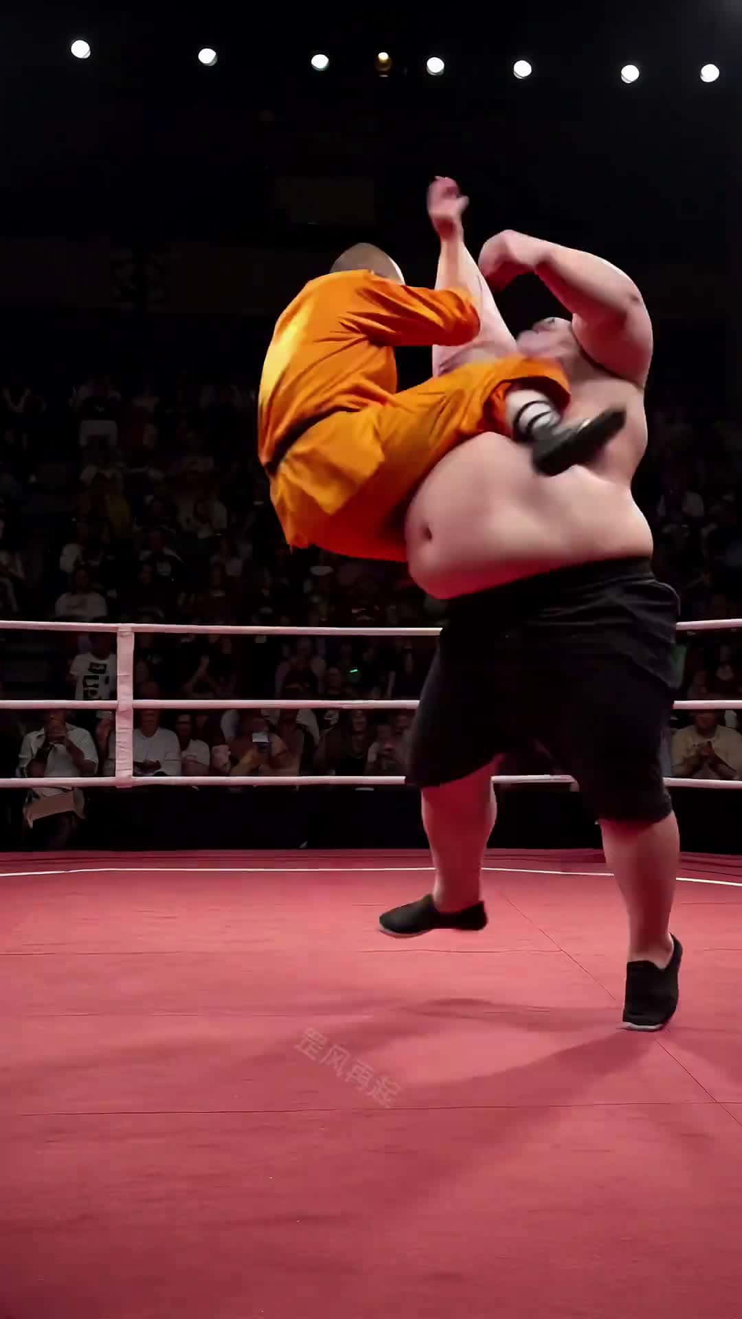 Cover for AI generated combat: 3x weight gap clash! #MartialArts#Action#FightScene#MartialArtsLife#CombatTraining