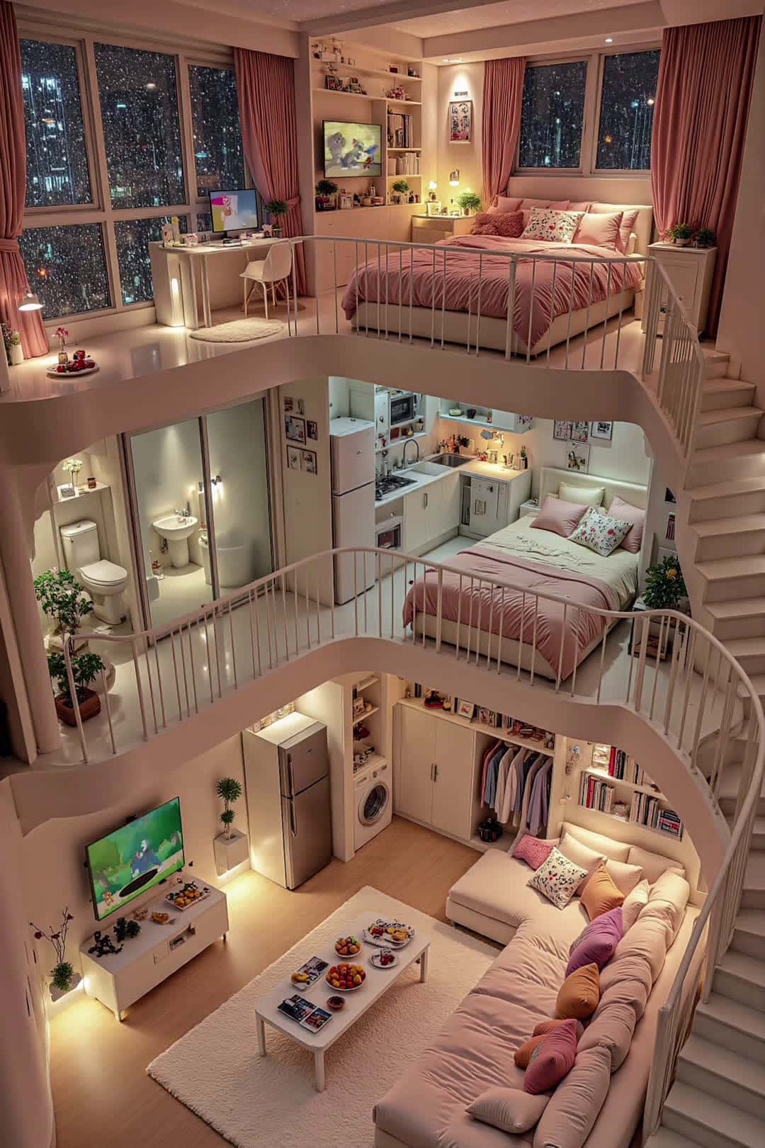 Cover for AI-generated: Find an apartment where no one bothers you, and soak up the joy of solo time all to yourself. #CozyNest #LoftApartments #DreamHome #ai