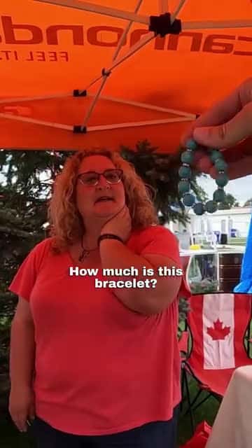 Cover for Buying a bracelet from a vendor when THIS HAPPENED