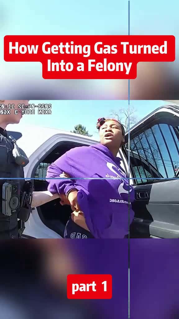 Cover for How Getting Gas Turned Into a Felony #cops #police #policeofficer #viral  #scoopz 