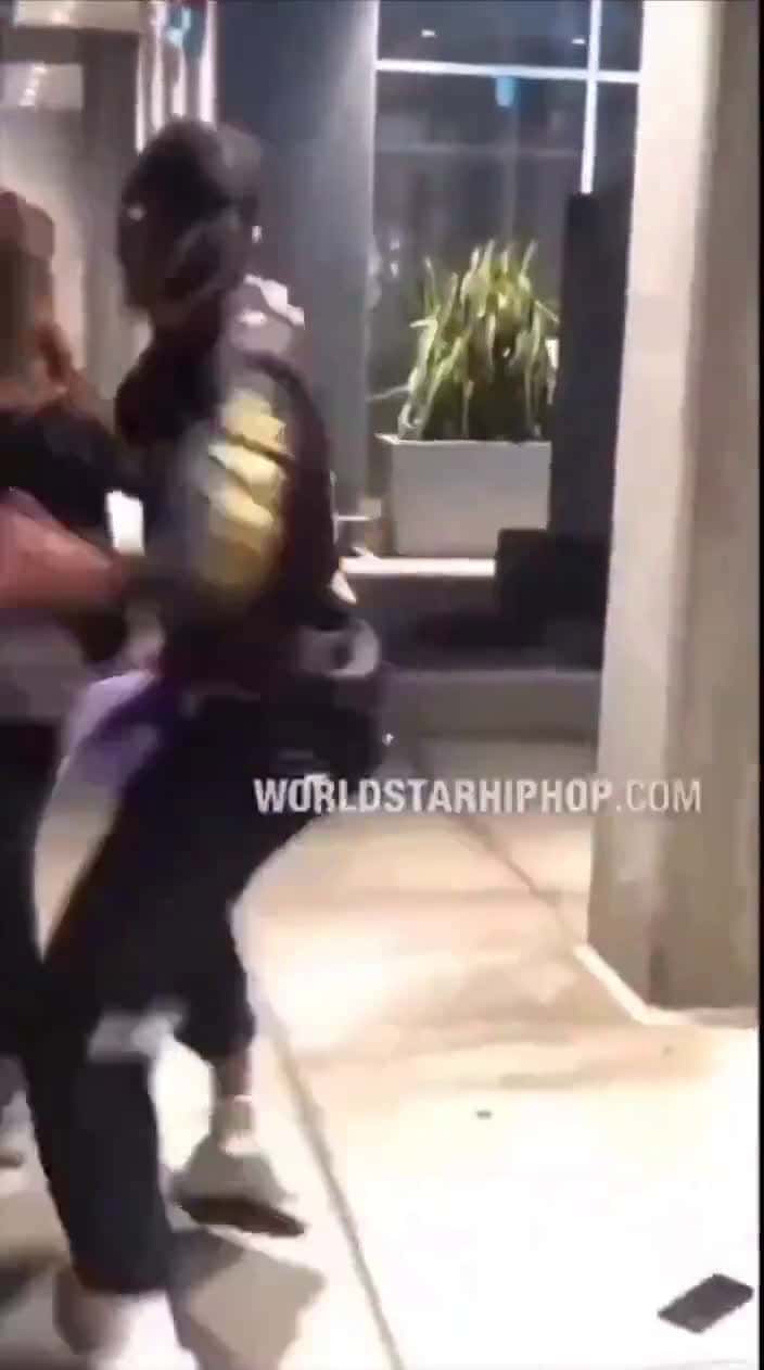 Cover for She hit his weed  #fight