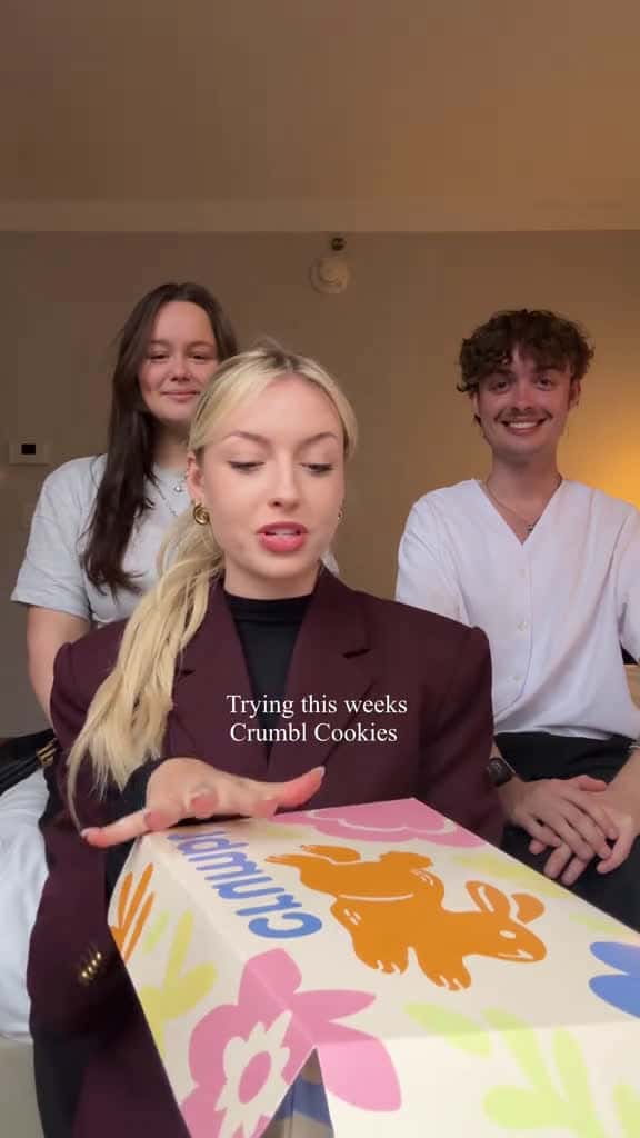 Cover for Trying the Crumbl Cookies of the week Easter edition 62582 #shortvideos