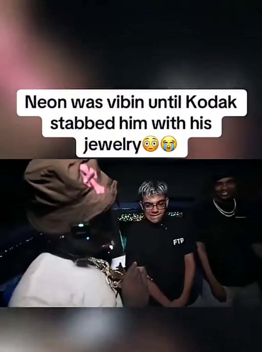 Cover for Why did he do that😭 #kodakblack #neon #shorts