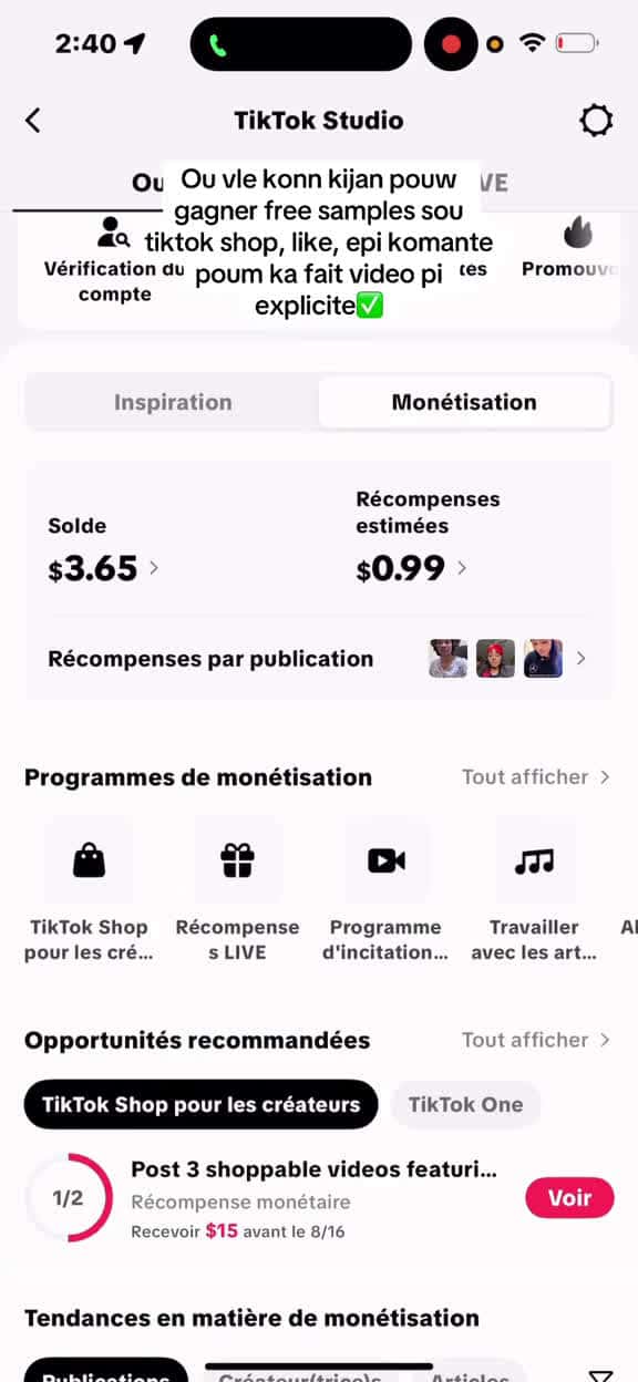Cover for Ou vle konn kijan pouw gagner free samples sou tiktok shop, like, epi komante poum ka fait video pi explicite✅ #viral #cañita7w7🌽💛 #fyp #editor #transitiontutorial  created by ENERGY ❇️💙♍️❇️ with Metronomy’s The Look