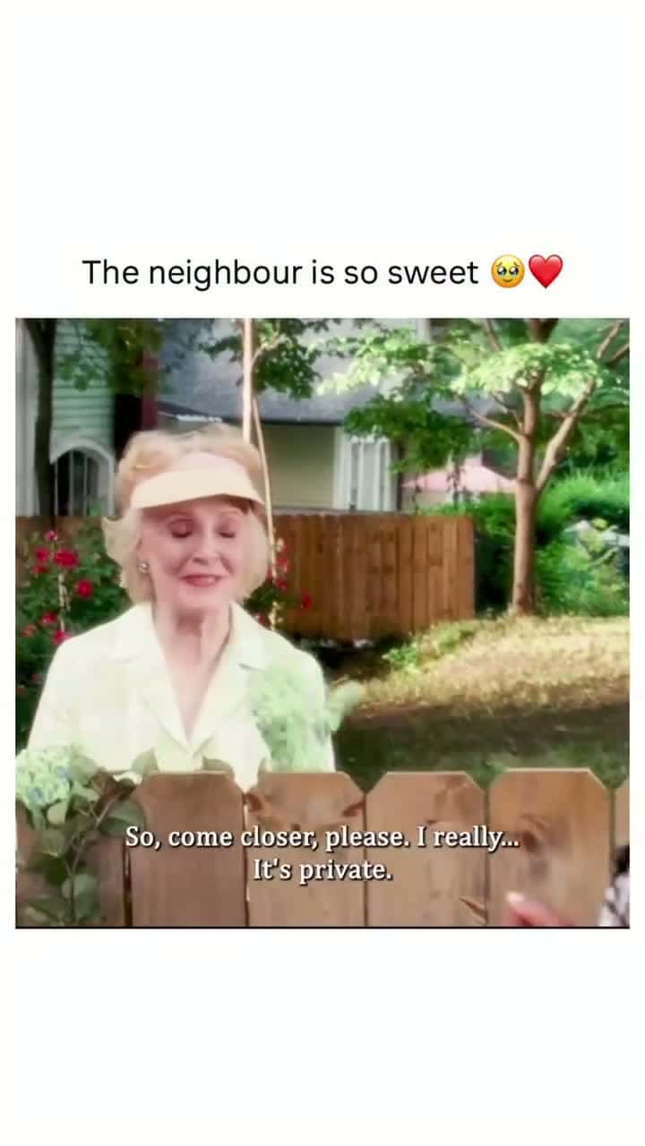 Cover for #FavMovieClip The neighbour is so sweet 🥹❤️
