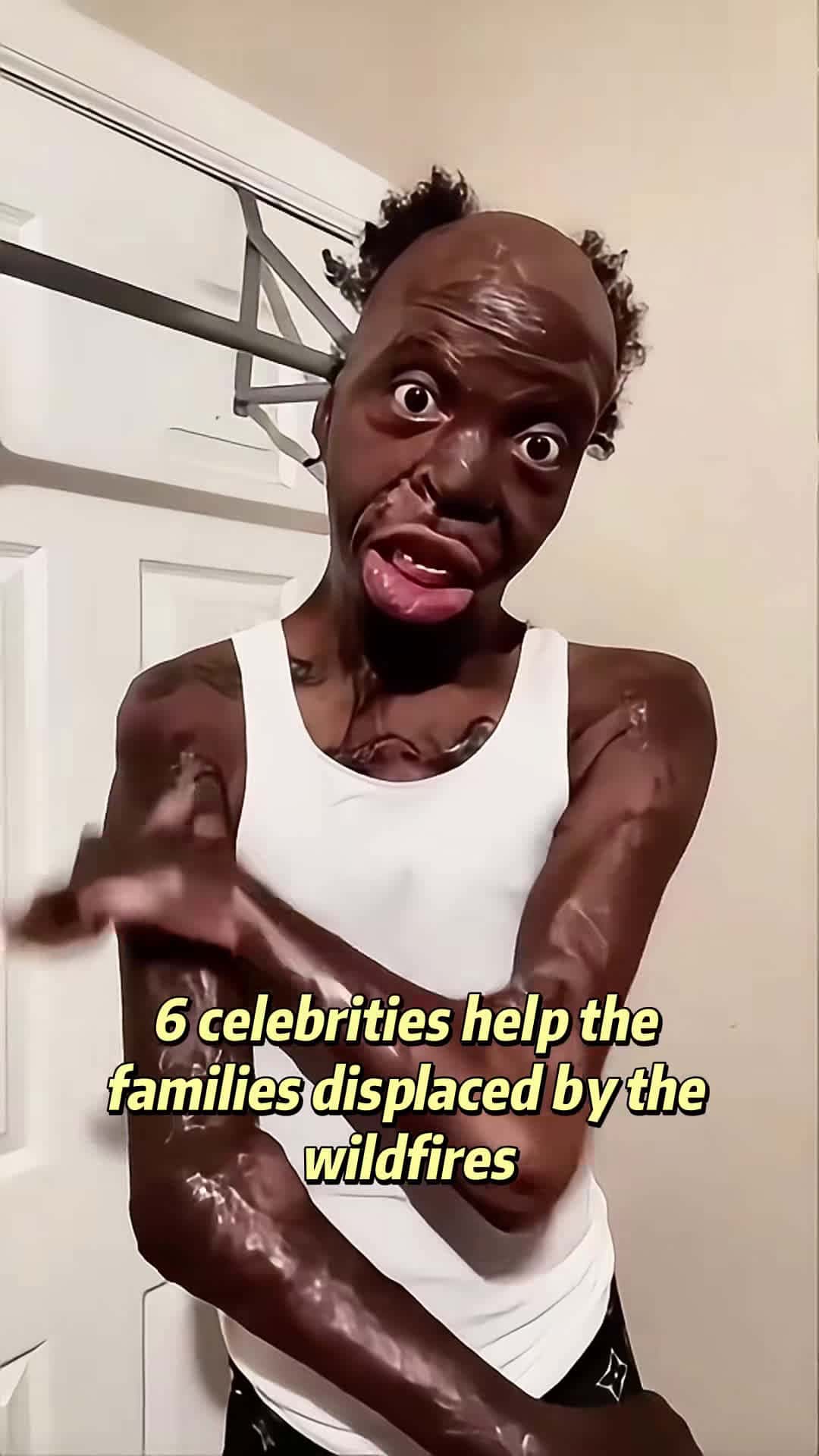 Cover for #CaughtOnCamera Six celebrities help the families displaced by the wildfires #celebrity #celeb #art #cute #movie #influencer #news #makeup #instadaily #star #likeforlikes #celebrityfashion #movies #celebrities #style #music #explore #foryoupage #fyp #viral 
