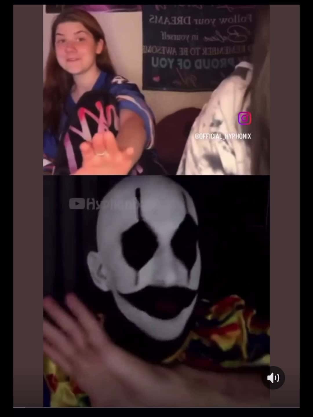 Cover for #funny  #funnyvideos  #fyp  #toofunnytoscroll  #clown  #clownvibes  #teen  #lifedrama  #scary  #scarecam  #scareprank