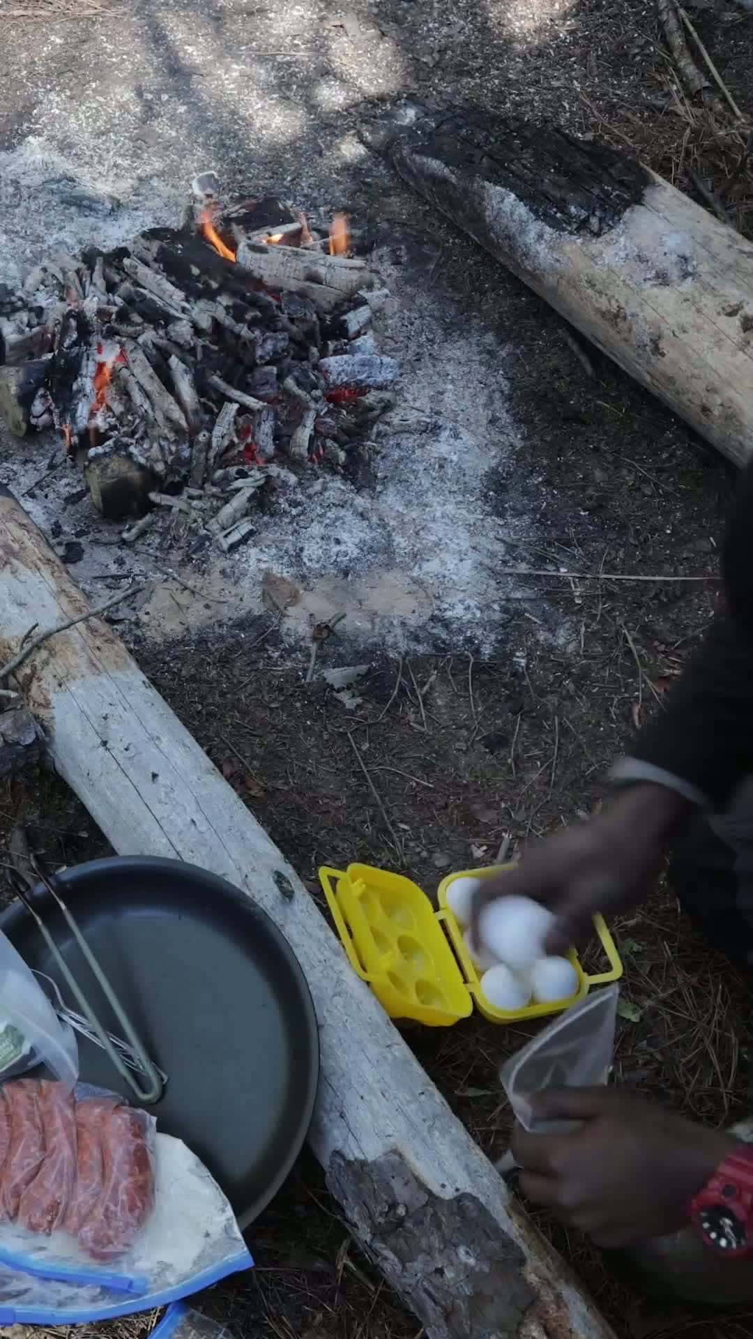 Cover for Campfire Breakfast  #camping #wildcamping  #outdoors  #survival  #nature  #wilderness  #outdooradventure