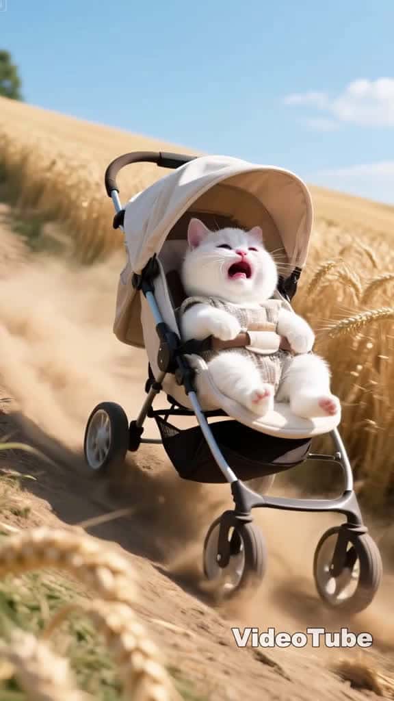 Cover for The orange cat tricked the lion again. ai aistory cat VideoTube funny 76333 #shortvideosscoopz