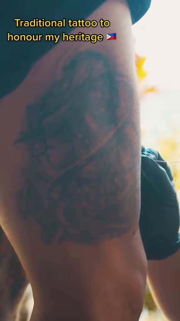 Cover for Got my dream tattoo from 105-year-old legend Whang-od 🇵🇭 This moment means everything to me! #WhangOd #FilipinoPride #TraditionalTattoo