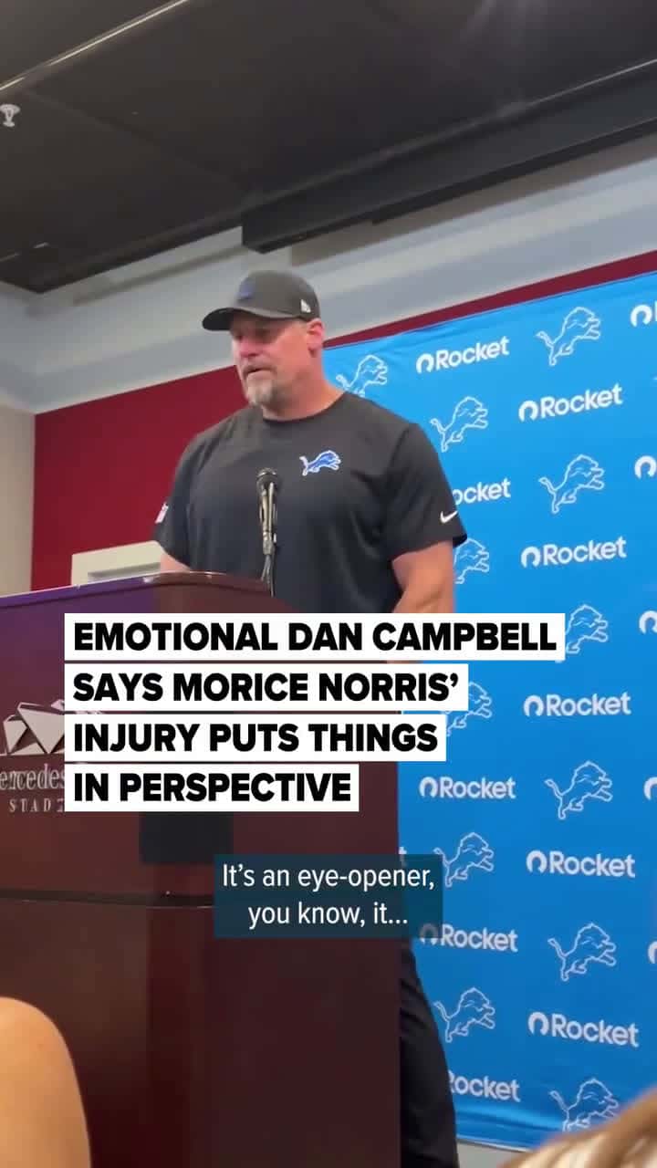 Cover for Detroit Lions defensive back Morice Norris was injured on the first play of the fourth quarter when he took a knee to the facemask while attempting to make a tackle during a preseason game against the Atlanta Falcons.Friday ni...