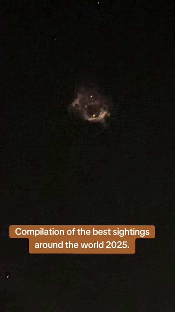 Cover for 2025's most incredible UFO sightings caught on camera! 👽🚀 #UFO #Alien #CaughtOnCamera