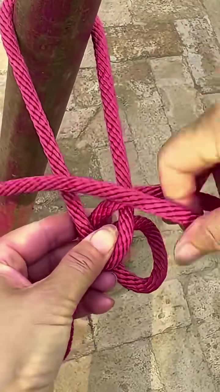 Cover for #FirstVideoChallenge Learned to tie knots from the sailor brother. #ropetrick #usa🇺🇸