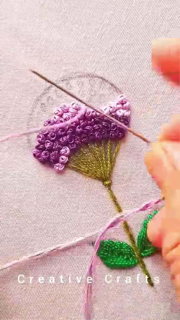 Cover for Awesome hand embroidery idea #shorts #trending #viral #new #foryou #video #ytshorts #trend_061 (2)