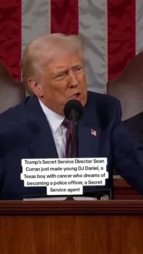 Cover for Trump Secret Service Director SeanCurran just made young DJDaniel a Texas boy with cancer 13398 #us