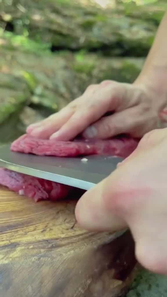 Cover for One day off at the end of the week go to the forest and prepare a delicious dish from beef 78667 #trendingscoopz