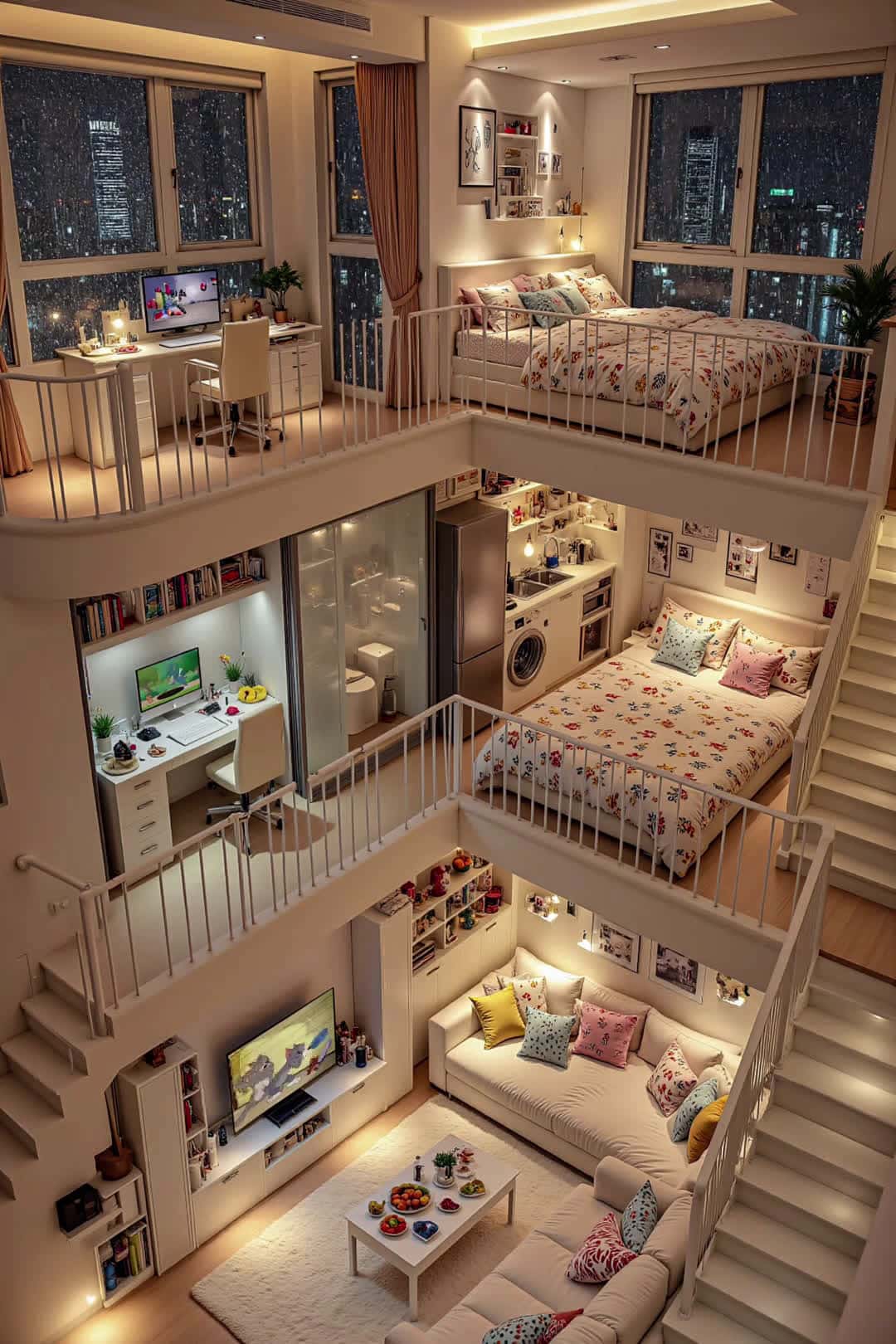 Cover for AI Loft Dreams: Who would you love to live here with? #LoftLife #CozyApartment #DreamSpace #AIartwork #InteriorDesignIdeas