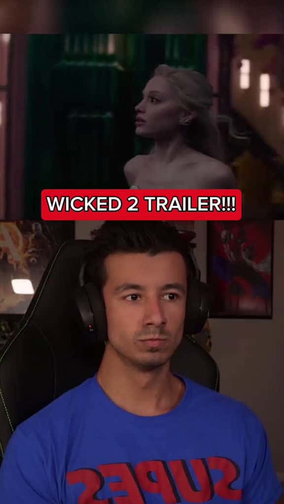 Cover for Wicked For Good Trailer supes wicked wickedforgood movie 59134 #shortvideos