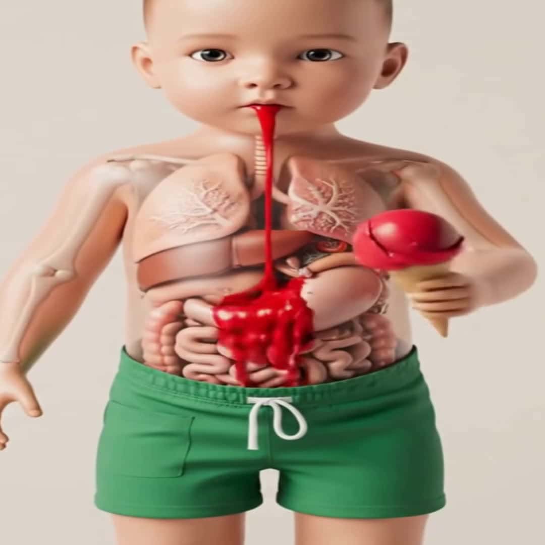 Cover for When a baby eat ice cream 💀 #baby #asmr #healthyliving #unhealthy #odlysatisfying #satisfyingvideos #fyp