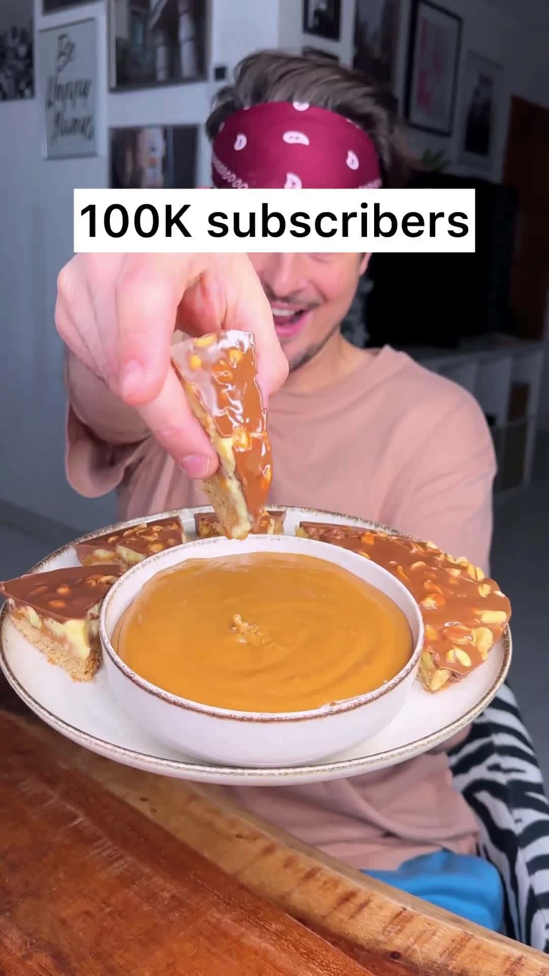 Cover for 4 MILLION SUBSCRIBERS THANK YOU soo much just a little CAKE with a bit of CARAMEL sauce