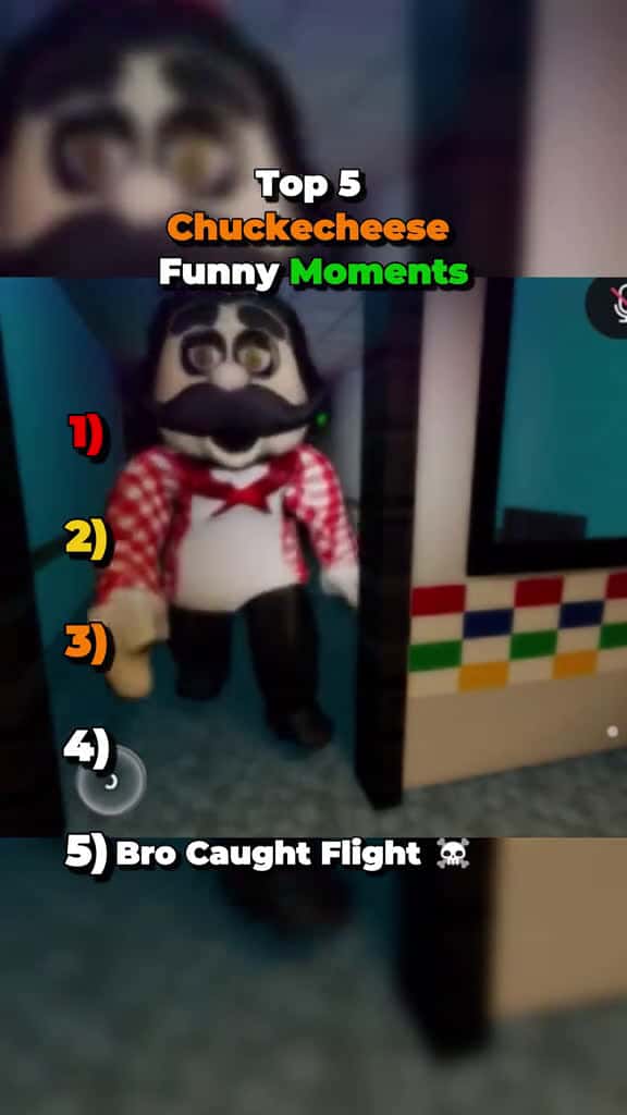 Cover for Top 5 Chuckecheese Funny Moments funny fyp roblox chuckecheese moments 33854 #trendingscoopz