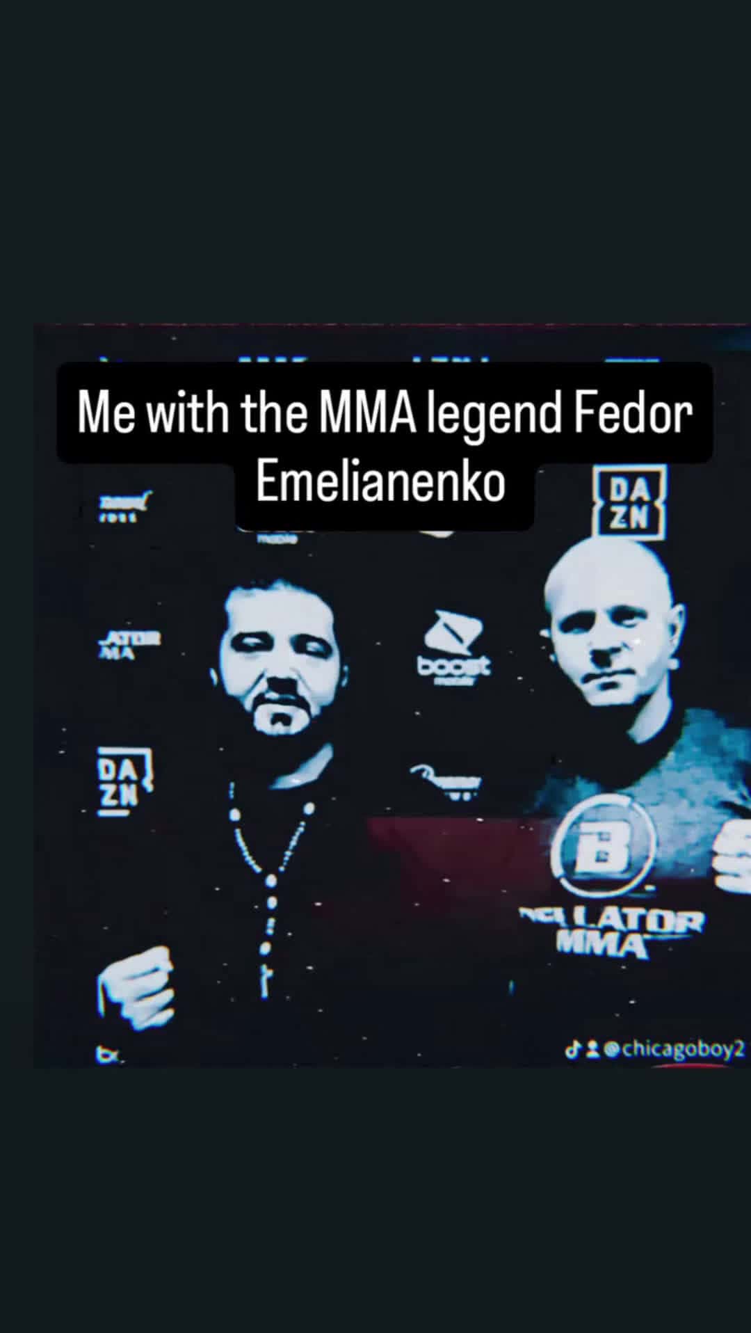 Cover for Me and the one only MMA legend 
